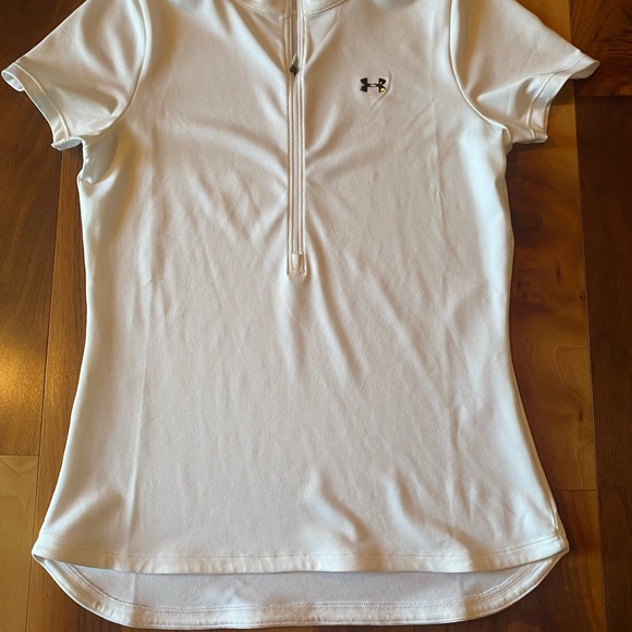 Under Armour Ladies Short Sleeve Half Zip - Picture 2 of 13